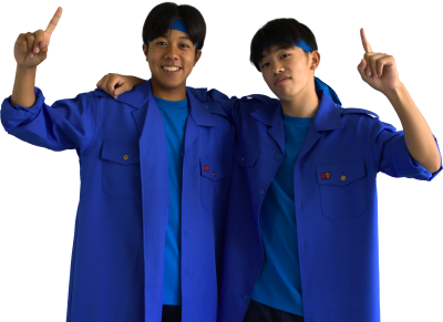 青組大将団長の写真