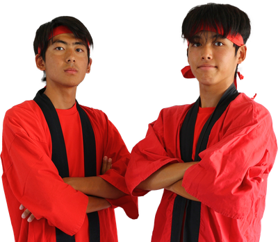 赤組大将団長の写真